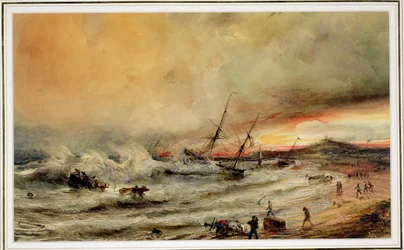 Das Schiffswrack, 1832